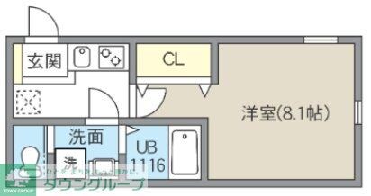 レピュア北千住レジデンスIIIの物件間取画像