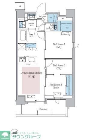 アーバネックス新御徒町駅前の物件間取画像