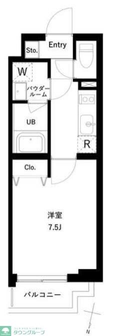 アーバンパーク梅島の物件間取画像