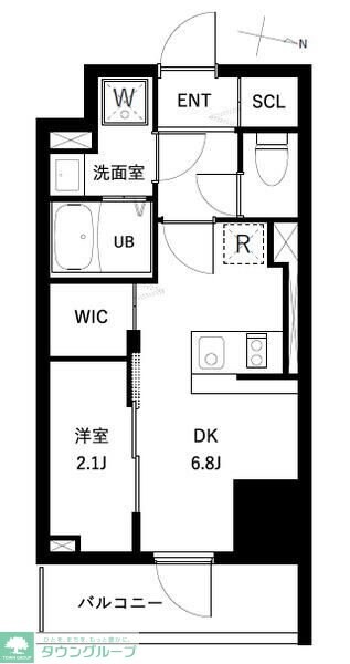 アーバンパーク扇大橋の物件間取画像