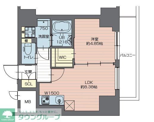 プレジオ西新井の物件間取画像