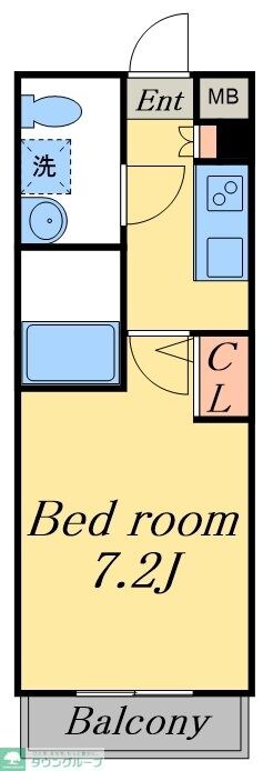 エスタート亀有の物件間取画像