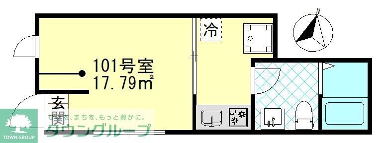 ブローテ四ツ木の物件間取画像