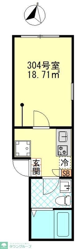 ブローテ四ツ木の物件間取画像