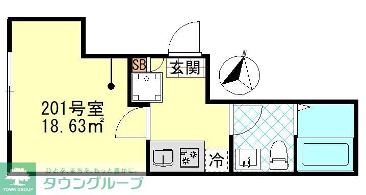 ブローテ四ツ木の物件間取画像
