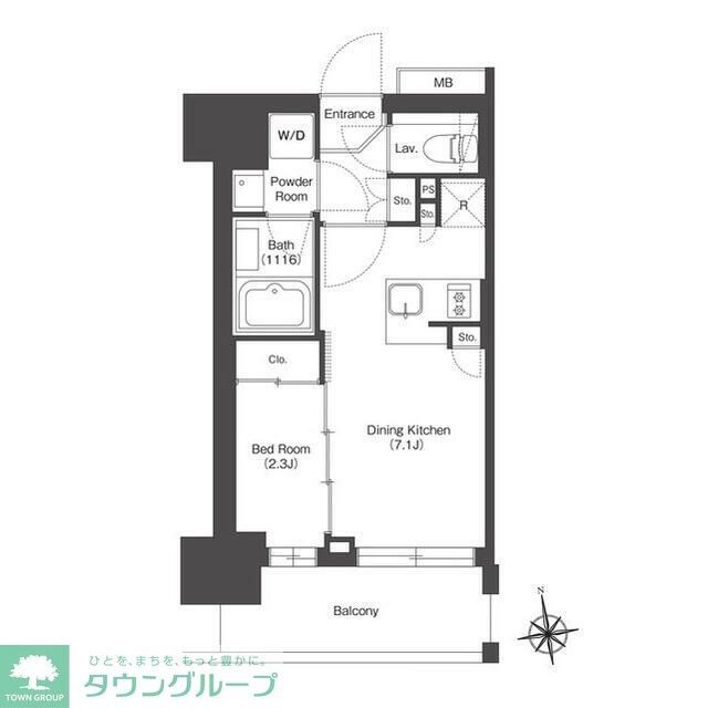 HF八広レジデンスの物件間取画像