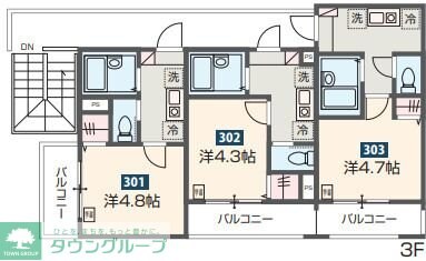 メルディア西新井栄町の物件間取画像