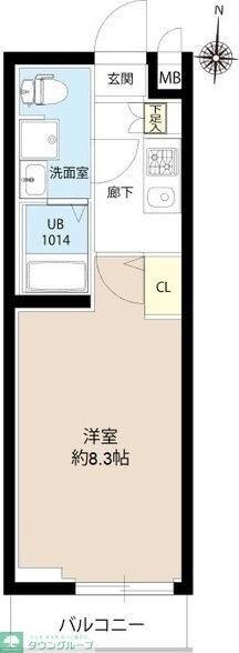 エスタート亀有の物件間取画像