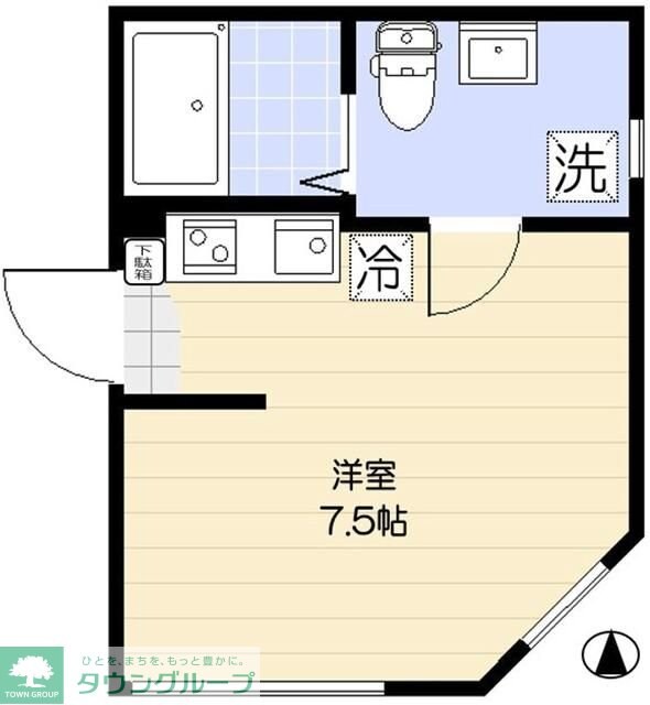 ユニヴェール西新井の物件間取画像