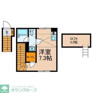 ハピネスの物件間取画像