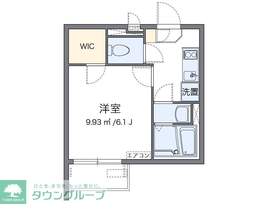 レオネクストリバーパークの物件間取画像