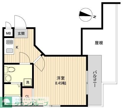 アーバハイツ扇大橋の物件間取画像