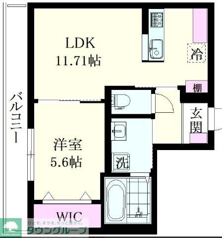NSGATE扇大橋の物件間取画像