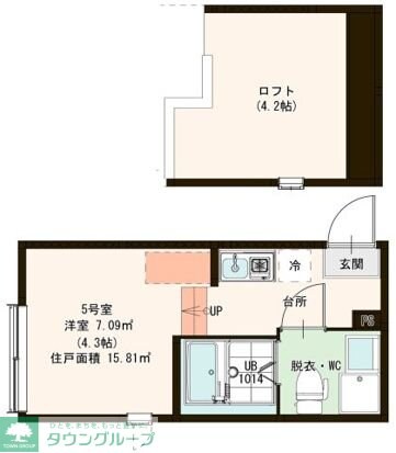 レガーミの物件間取画像