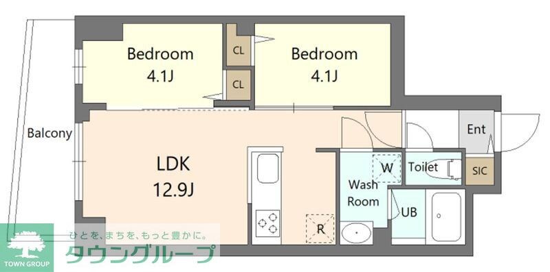 S-RESIDENCE北綾瀬awesomeの物件間取画像