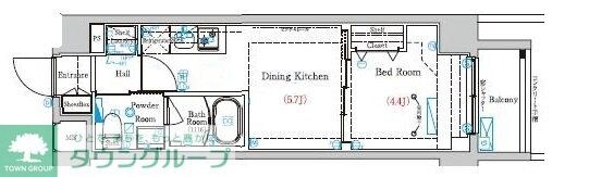 MIND AOTOの物件間取画像