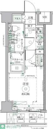 クレヴィスタ北綾瀬の物件間取画像