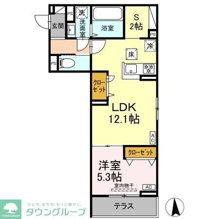 セレスティア六町IIの物件間取画像