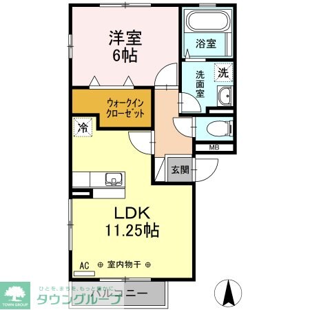 サングリアIIの物件間取画像
