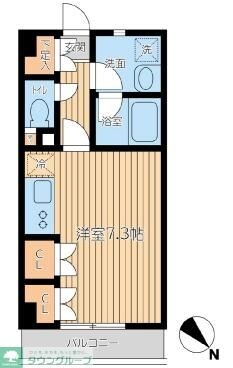 カワノマンション新小岩の物件間取画像