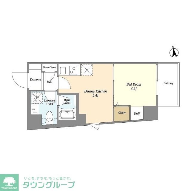 グランカーサ上野松が谷の物件間取画像