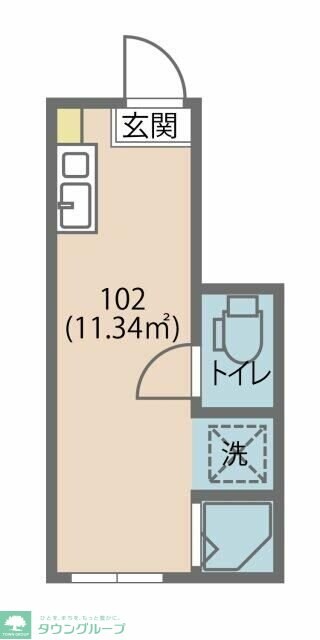 サークルハウス谷在家の物件間取画像