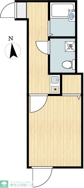 ラフィネ竹の塚の物件間取画像