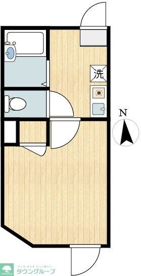 ラフィネ竹の塚の物件間取画像
