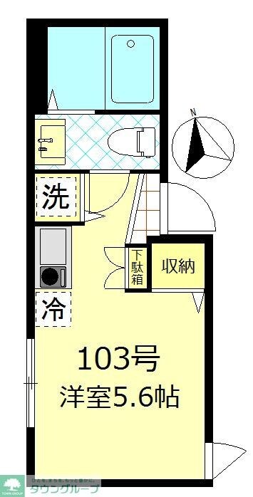 FERIO千住大橋駅前の物件間取画像