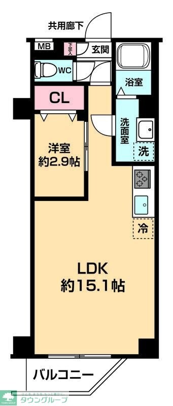 ARCOBALENO DAISHIMAEの物件間取画像