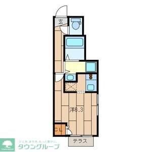 ヒメジオン五反野の物件間取画像