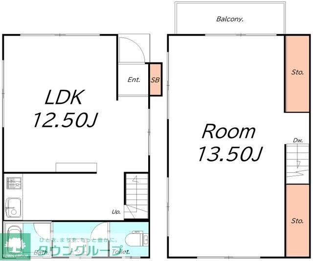 島根2丁目戸建の物件間取画像