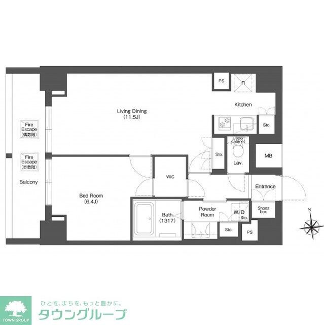コンフォリア秋葉原ノースの物件間取画像
