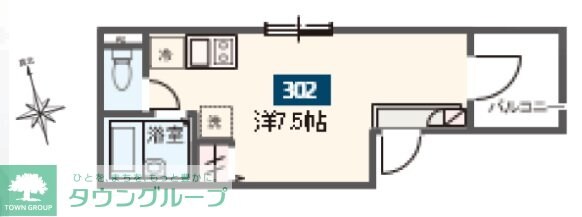 MELDIA扇大橋IIの物件間取画像