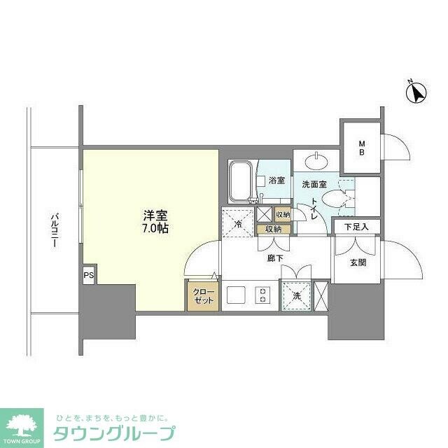 BLESS蔵前の物件間取画像