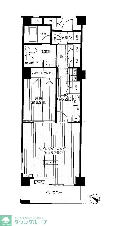 ヒューリック浅草一丁目の物件間取画像