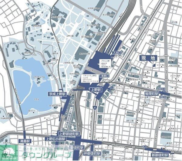 ルフォンプログレ上野マークスの物件内観写真