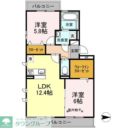 プランドールBの物件間取画像