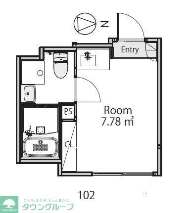 BoaSorte五反野IIの物件間取画像
