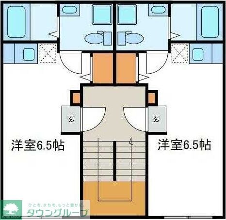 カーサムジカ北千住の物件間取画像