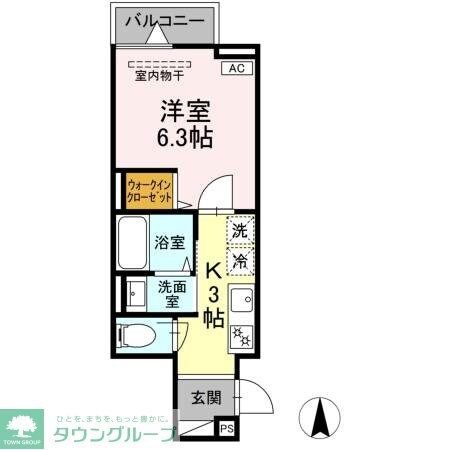 セレスティア関原の物件間取画像