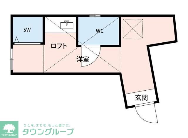 サークルハウス北千住の物件間取画像