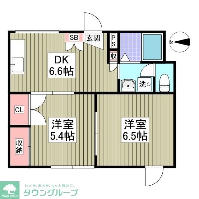 桜井マンションの物件間取画像