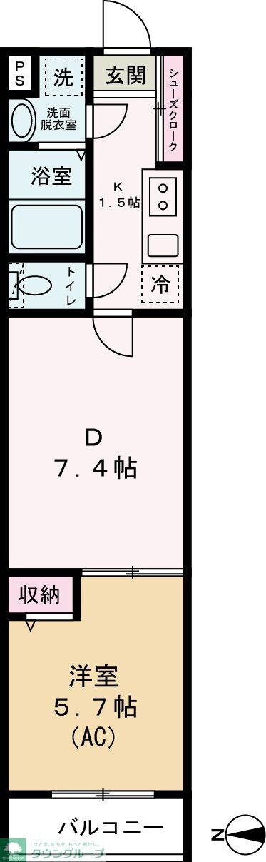 エクセラン舎人IIの物件間取画像