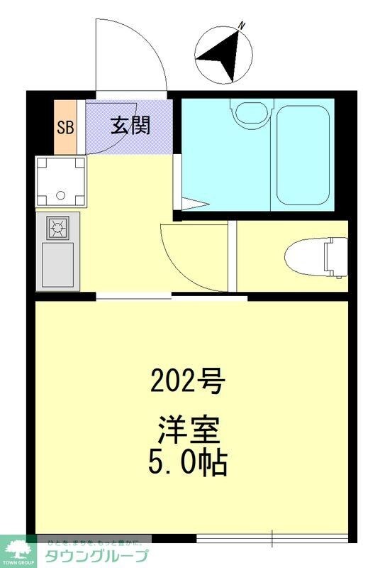 KKハウス金町の物件間取画像