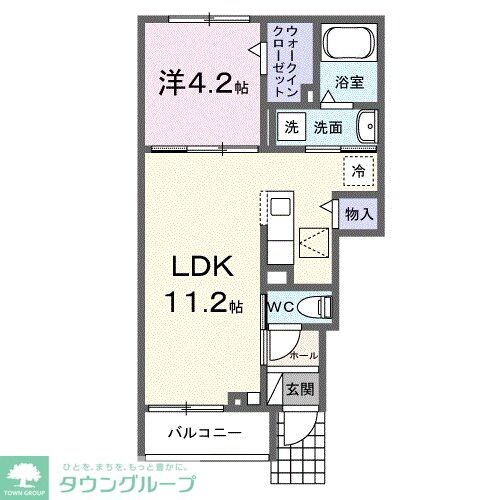 ハイムSの物件間取画像