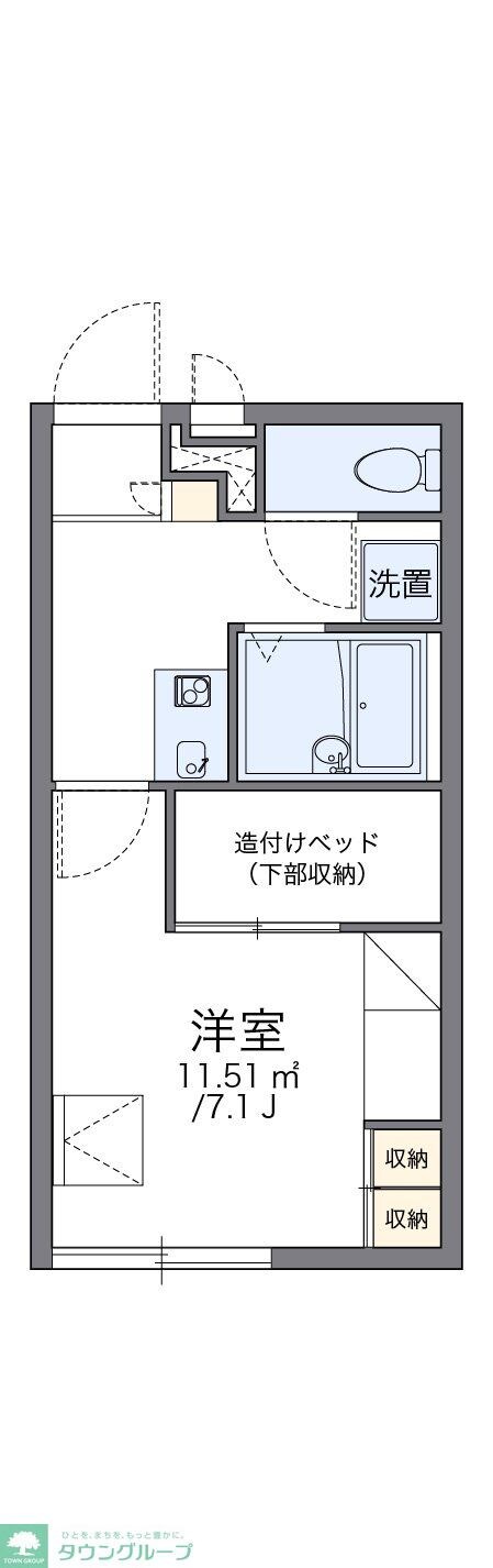 レオパレスユピテル 31364の物件間取画像