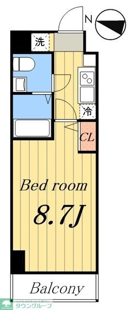 アスール亀有の物件間取画像