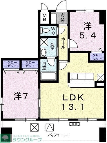 グローブ・アマランスの物件間取画像