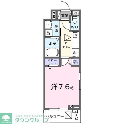 フラワープラザの物件間取画像
